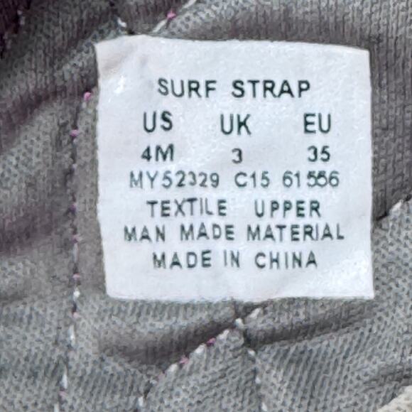 Merrell Surf Strap Sandal Girls 4M‎ Pink Textile Upper Hook & Loop Open Toe - Picture 8 of 8